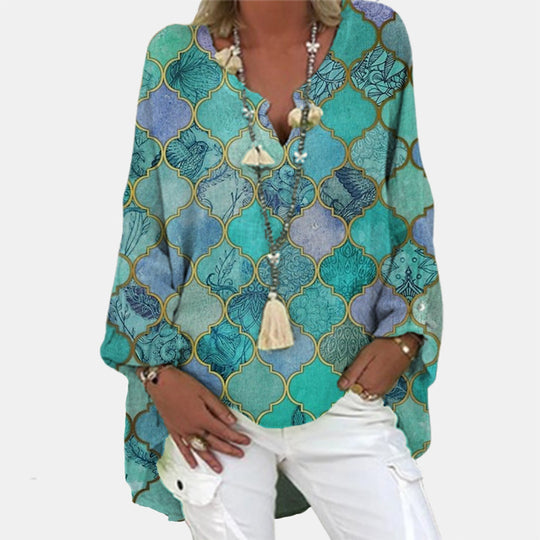 Dames Blouse | Losvallende Pasvorm & Verzorgde Uitstraling