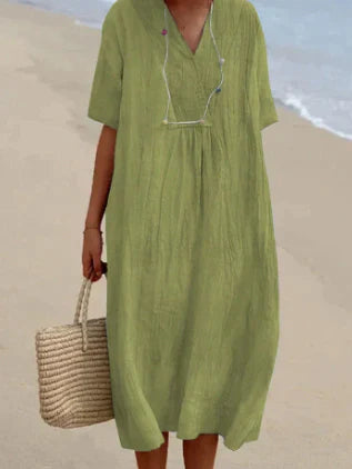 Dames Casual Midi Zomerjurk - Amanda