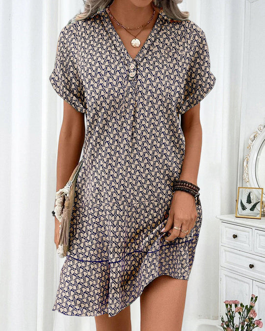 Dames Casual Mini Zomerjurk - Ava