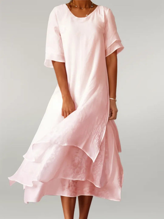 Dames Gelaagde Mini Zomerjurk - Marie