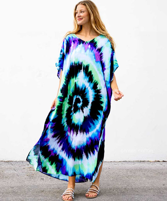 Dames Hawaiian Style Maxi Zomerjurk - Salve