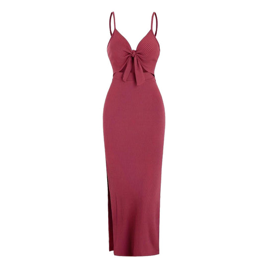 Dames V hals Maxi zomerjurk - Alyssa