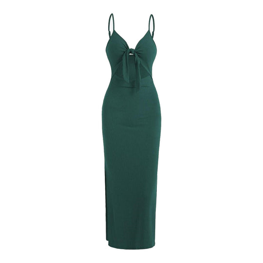 Dames V hals Maxi zomerjurk - Alyssa