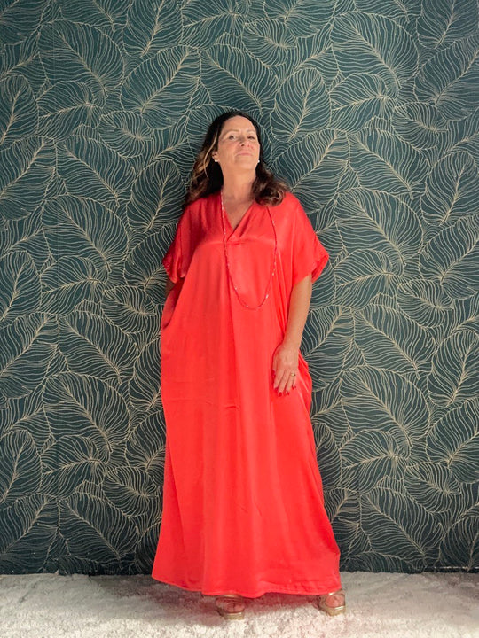 Dames Vloeiende Maxi Zomerjurk - Manica