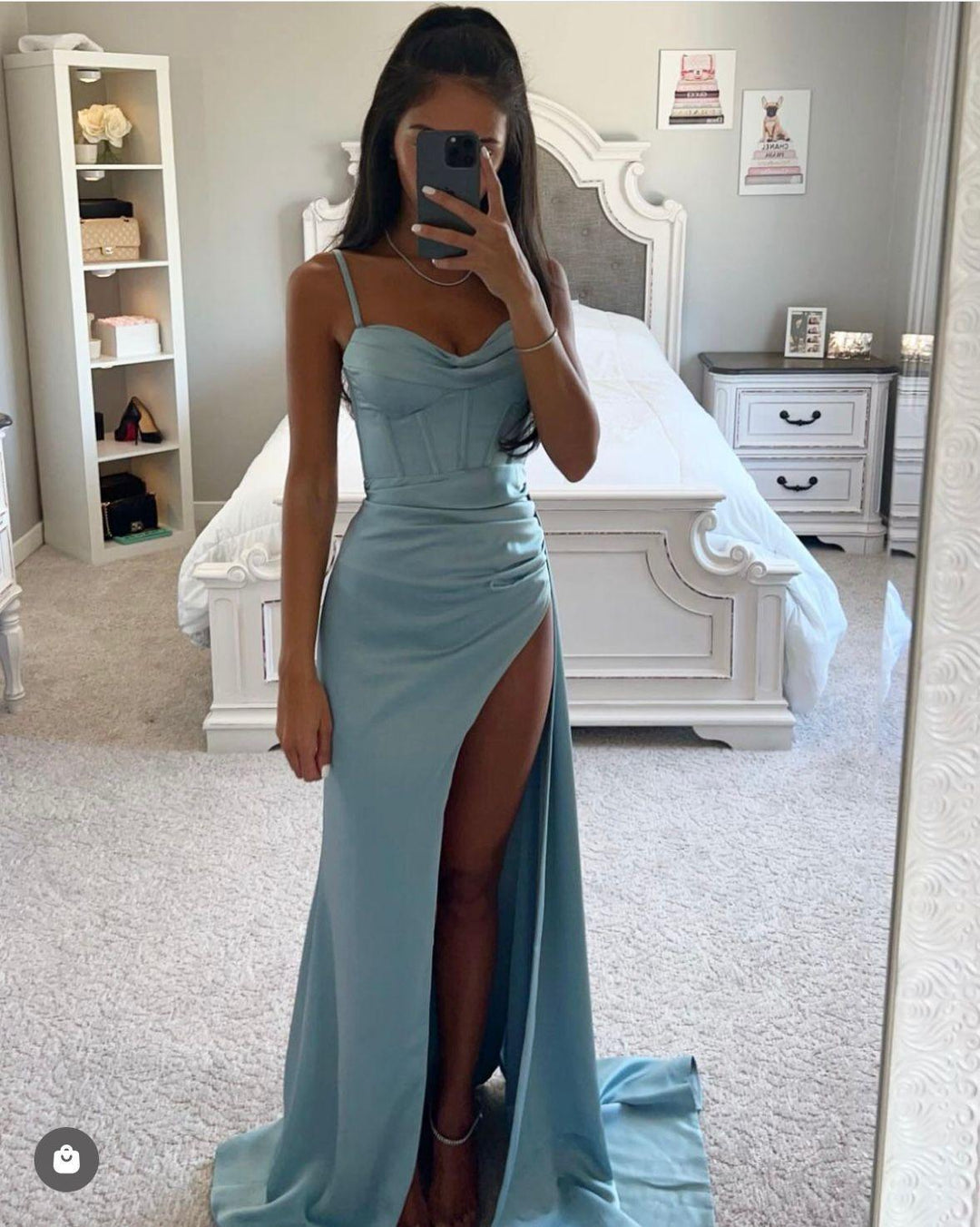 Dames zeemeermin stijl Maxi Gala Jurk - Aubrey