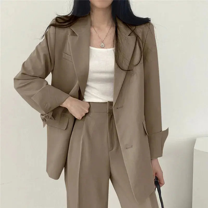 Dames Blazer en Broek Co Ord Set 2