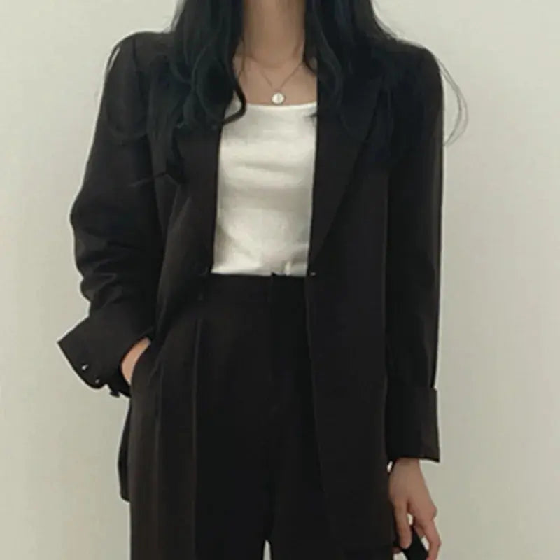 Dames Blazer en Broek Co Ord Set 3