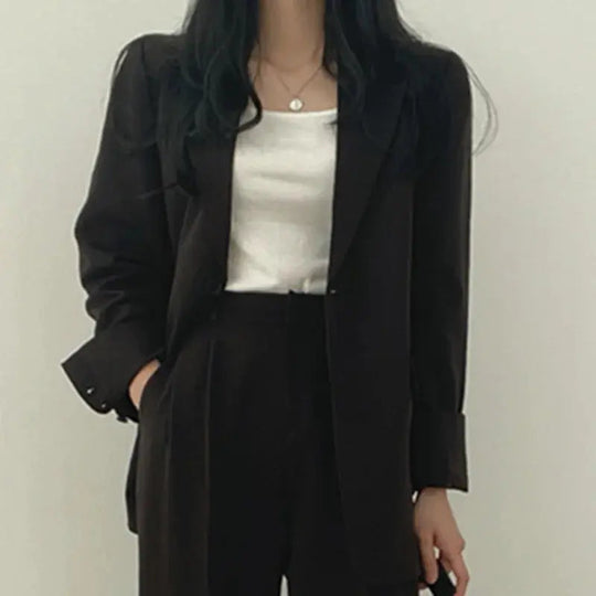 Dames Blazer en Broek Co Ord Set 3