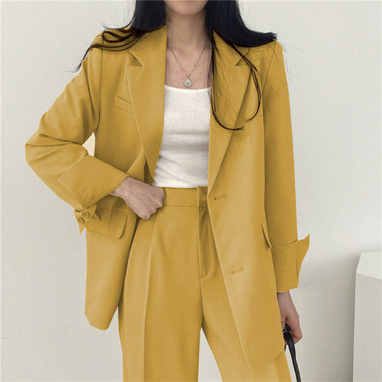 Dames Blazer en Broek Co Ord Set 4
