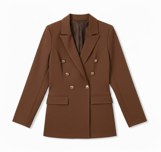 Dames Satijnen Blazer Vest Zakelijke Stijl 2