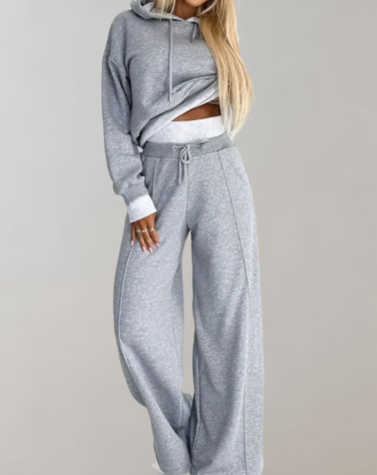 Dames Twee Delige Trainingspak Set met Hoodie 2