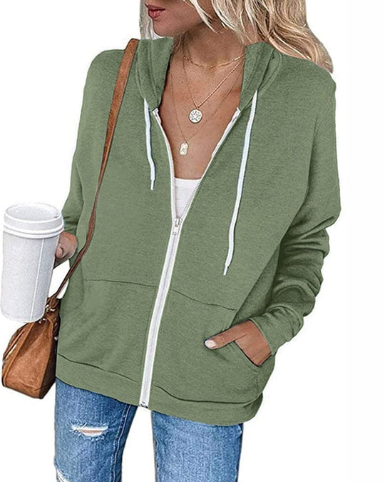 Dames Zipped Hoodie - Mila 4