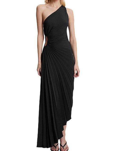 Delfina - Geplooide jurk 1