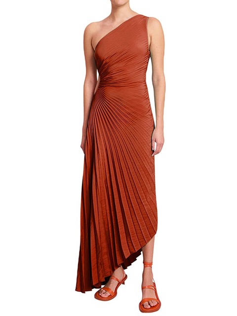 Delfina - Geplooide jurk 4