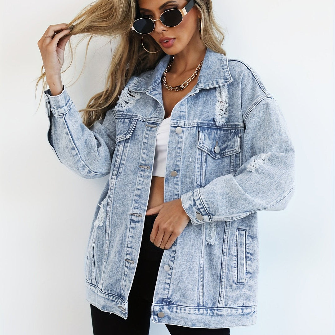 Denim Jas Dames | Losvallende Pasvorm & Stoere Gatendetails