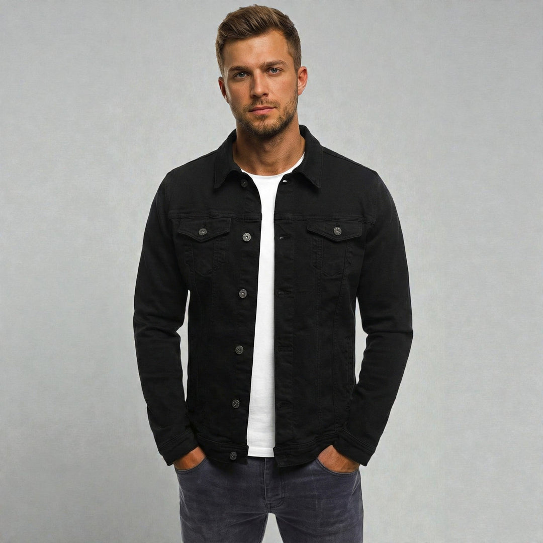 Heren UrbanCore Denim Jas Montarello 0