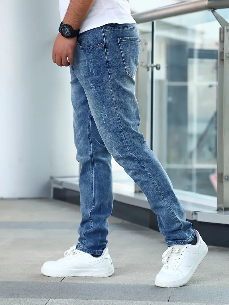 Denim Jeans Heren | Slim Fit & Vintage Wash