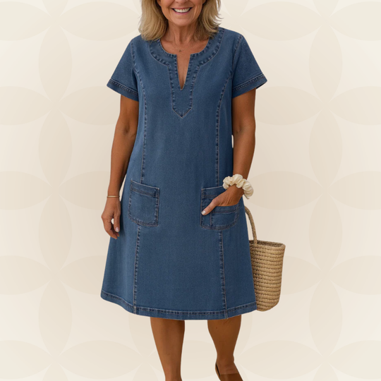 Kim | Mooie Denim jurk 0
