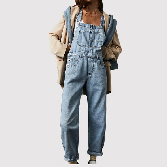 Denim Overall Dames | Relaxte Pasvorm & Praktische Zakken