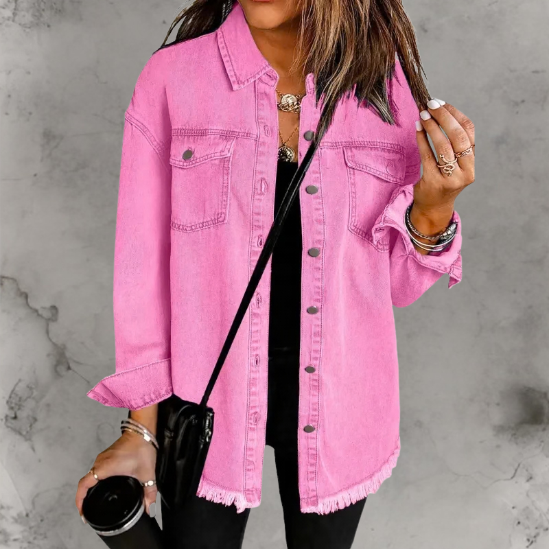 Denim jas Dames | Knopen & Relaxte Fit