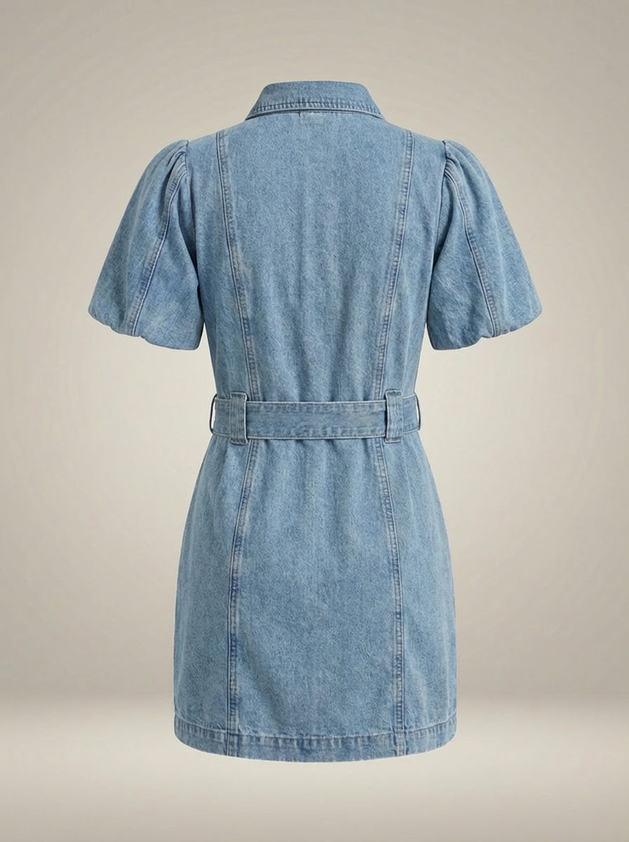 Denim jurk Dames | Flatterende Taille & Makkelijk Aan/Uit