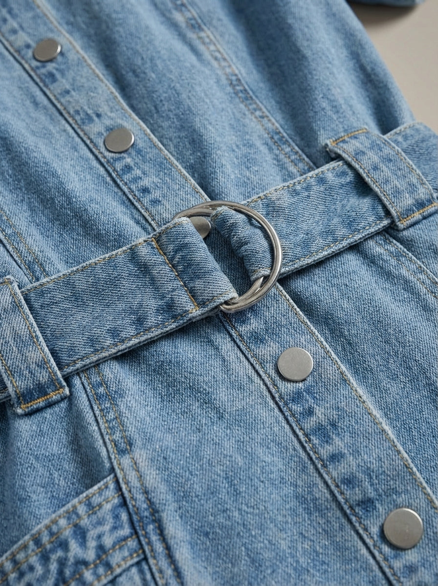 Denim jurk Dames | Flatterende Taille & Makkelijk Aan/Uit