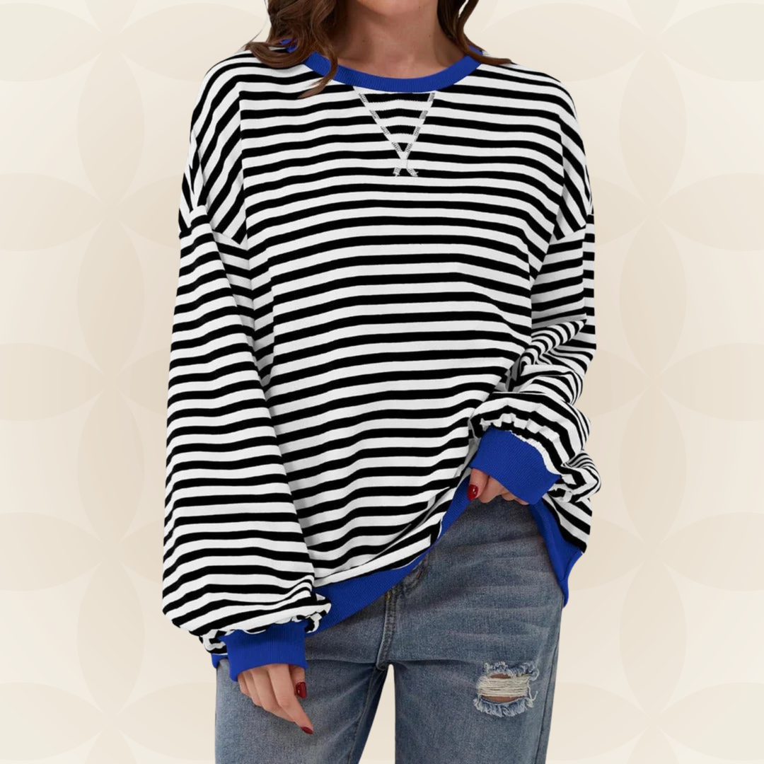 Denise - Casual gestreepte trui 1