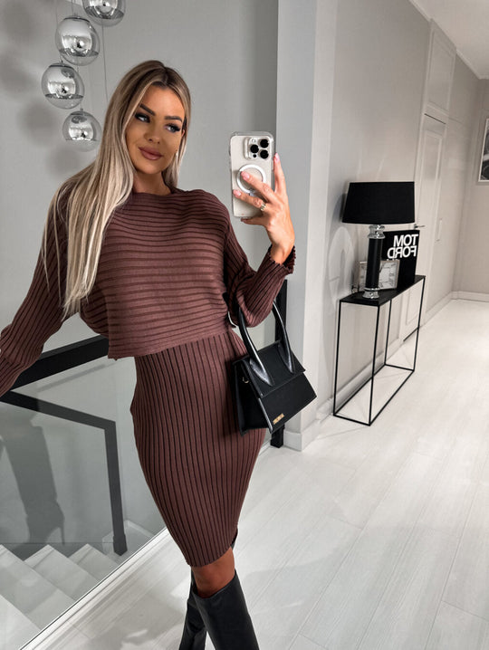Duo aus Ärmellosem Kleid und Pullover Damen - Clara