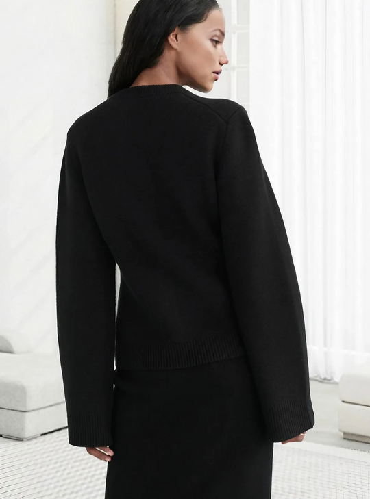 ÉLISÉ – Zachte Knopen Cardigan voor Elke Dag Elegantie 6