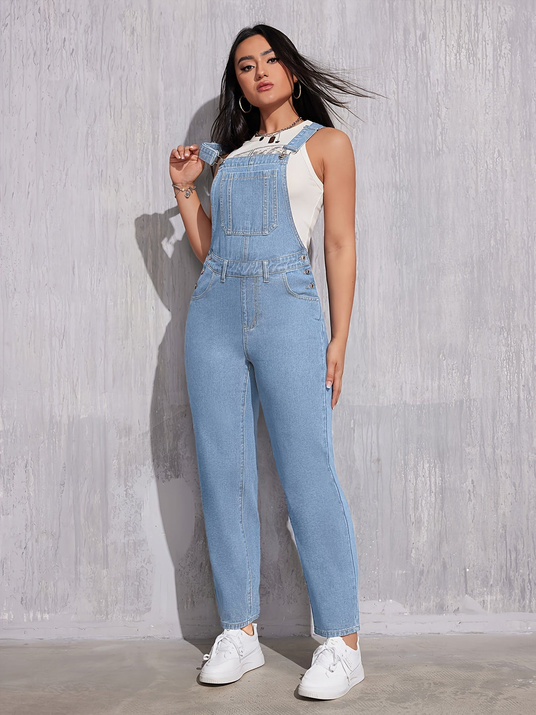 Effen damesoverall Regular Fit - Evelien