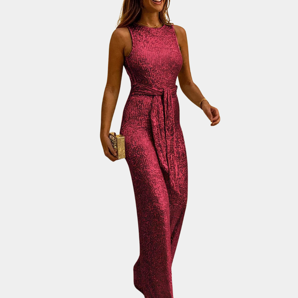 Eleganter Festlicher Glitzer-Jumpsuit Damen - Monica 11