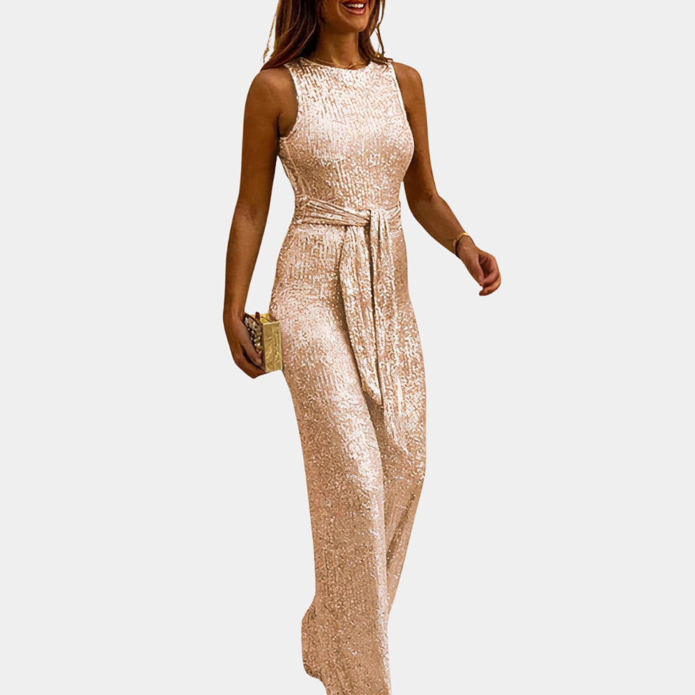 Eleganter Festlicher Glitzer-Jumpsuit Damen - Monica 4