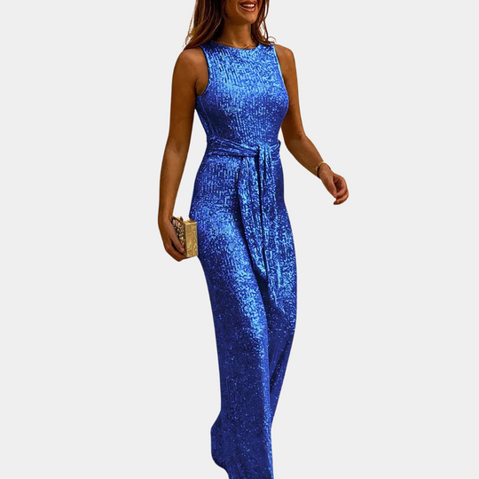 Eleganter Festlicher Glitzer-Jumpsuit Damen - Monica 8