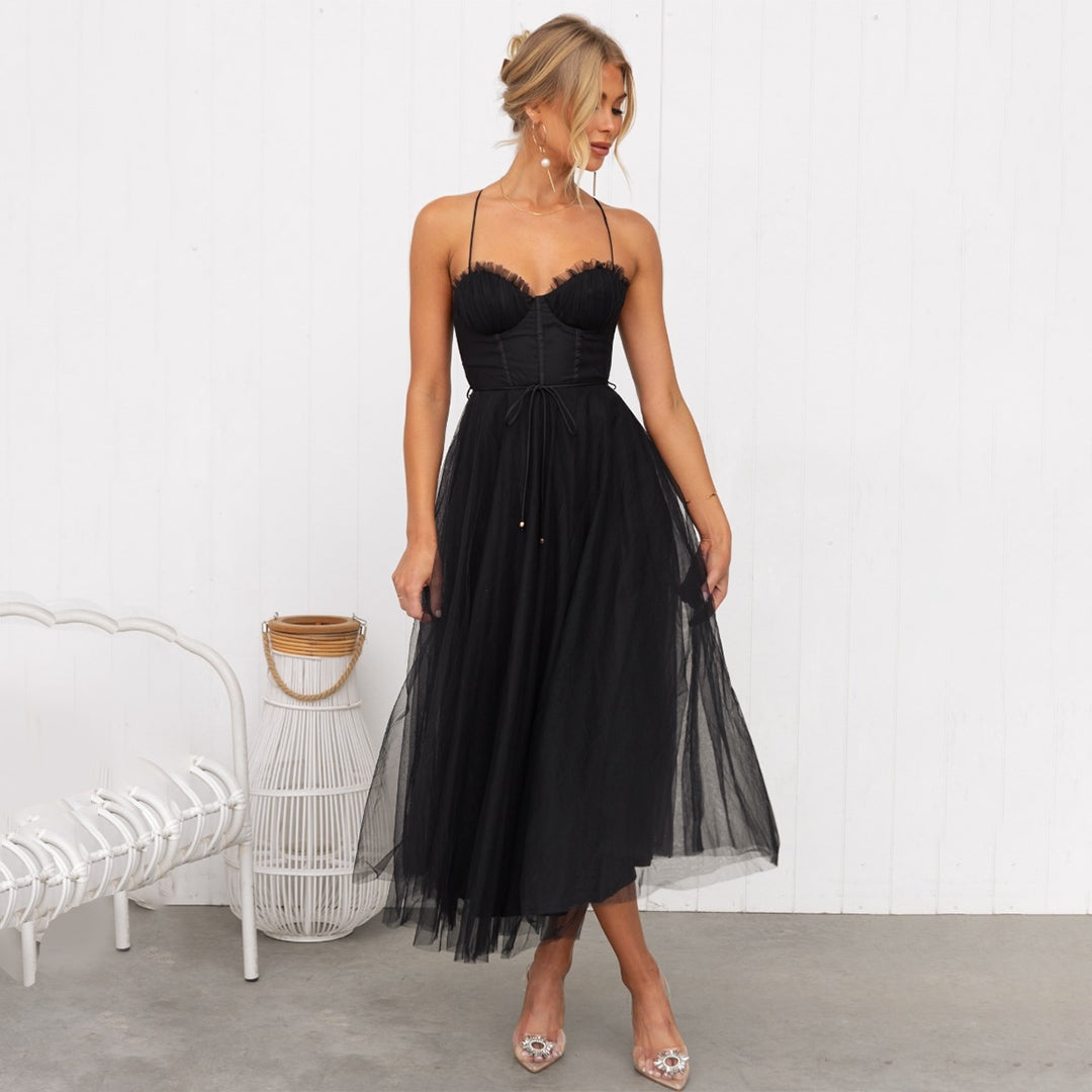 Elegantes Midi-Sommerkleid Damen mit Schmeichelhaftem Schnitt - Zora