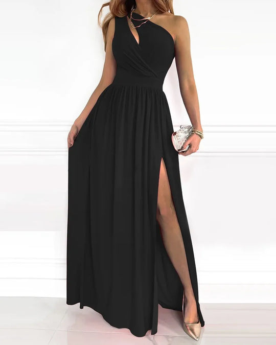 Elegantes One-Shoulder-Maxi-Galakleid Damen - Daphne 7