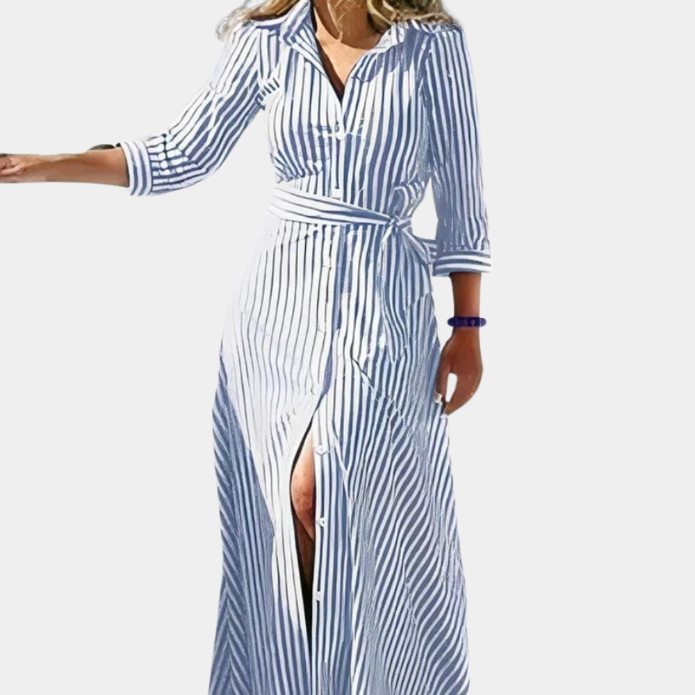 Elegantes und Fließendes Langes Kleid Damen mit Zeitloser Ausstrahlung - Fosette