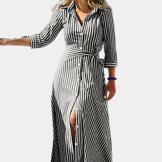 Elegantes und Fließendes Langes Kleid Damen mit Zeitloser Ausstrahlung - Fosette