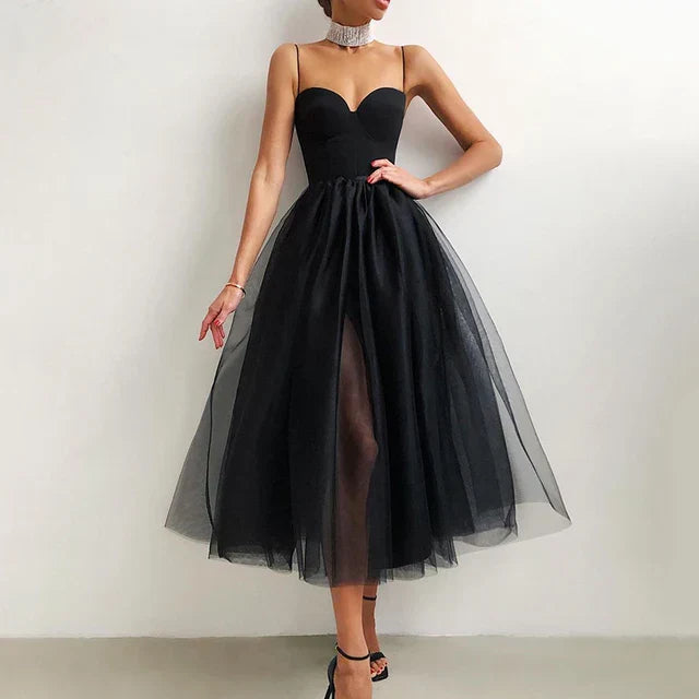 Elise - Elegante Tulle Jurk met Strapless Ontwerp 2