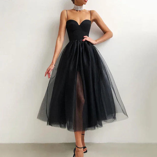 Elise - Elegante Tulle Jurk met Strapless Ontwerp 2