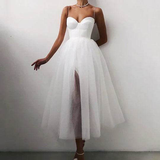 Elise - Elegante Tulle Jurk met Strapless Ontwerp 3
