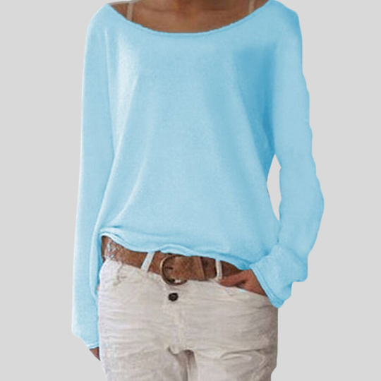 Strickpullover Damen | U-Boot-Ausschnitt & Stretch 1