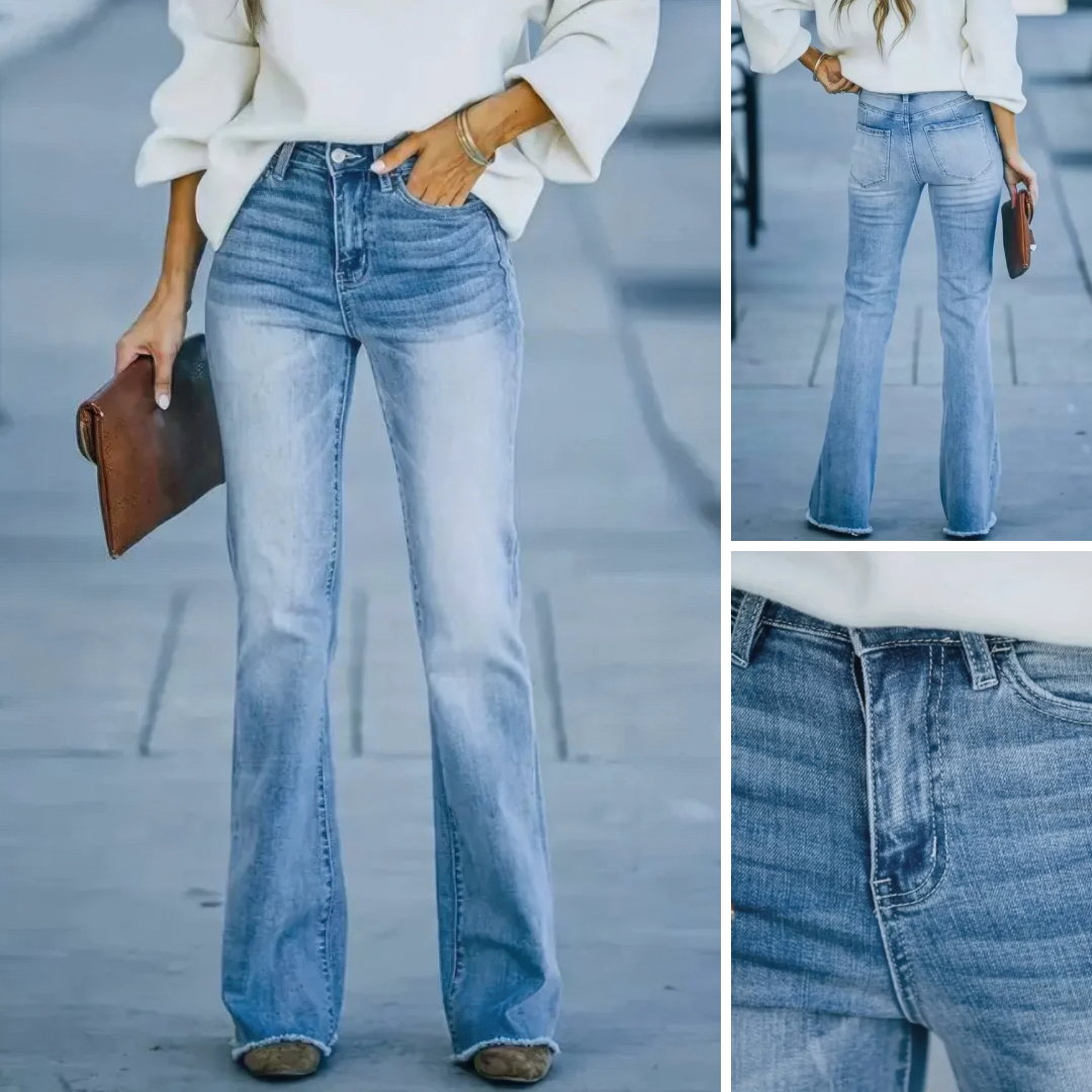 Jeansbroek Dames | Hoge Taille & Stretch Comfort 1