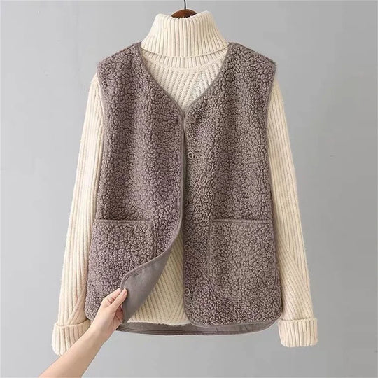 Teddyweste Damen | Ärmellos & Warm