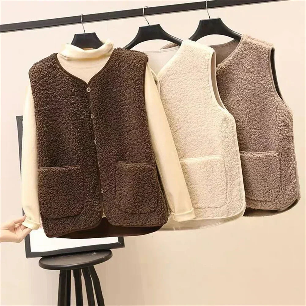 Teddyweste Damen | Ärmellos & Warm
