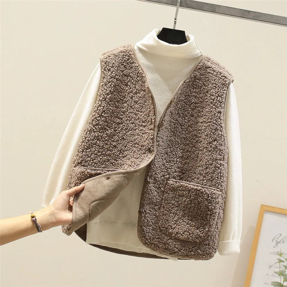 Teddyweste Damen | Ärmellos & Warm