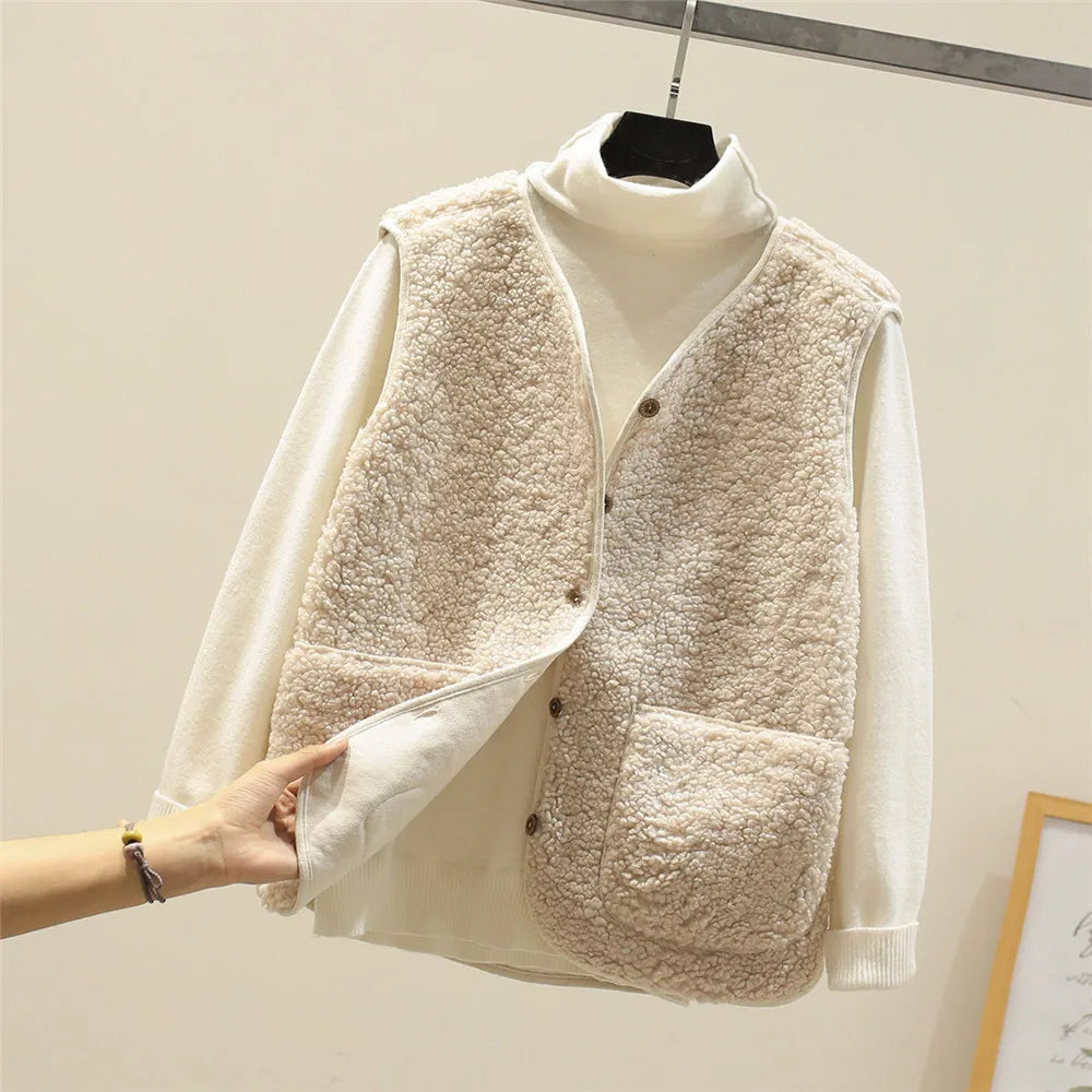 Teddyweste Damen | Ärmellos & Warm