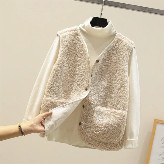 Teddyweste Damen | Ärmellos & Warm