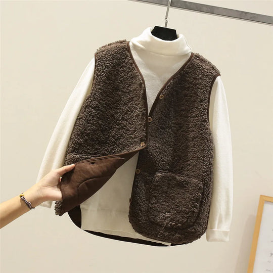 Teddyweste Damen | Ärmellos & Warm