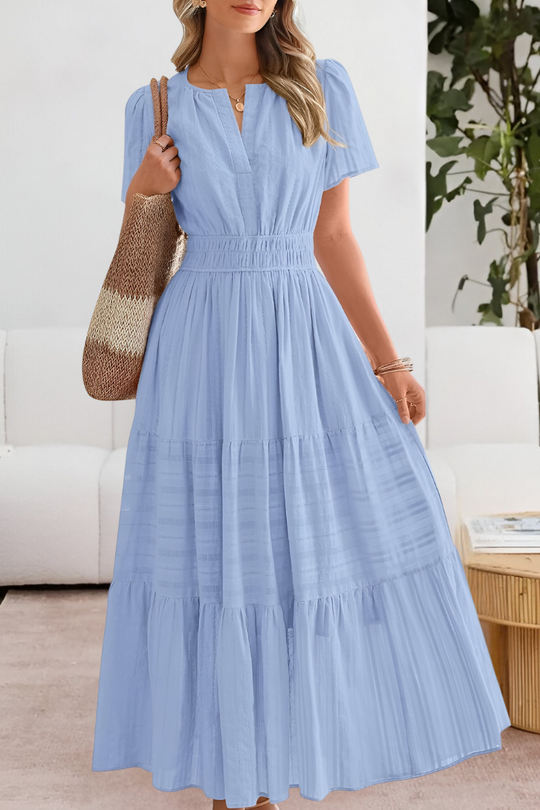 FREYA – ZONNIGE CHARME MAXI-JURK MET LAGEN 4