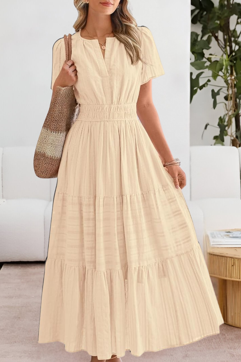 FREYA – ZONNIGE CHARME MAXI-JURK MET LAGEN 8